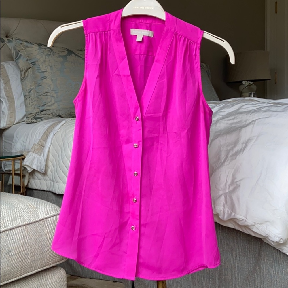 Banana Republic purple tank blouse